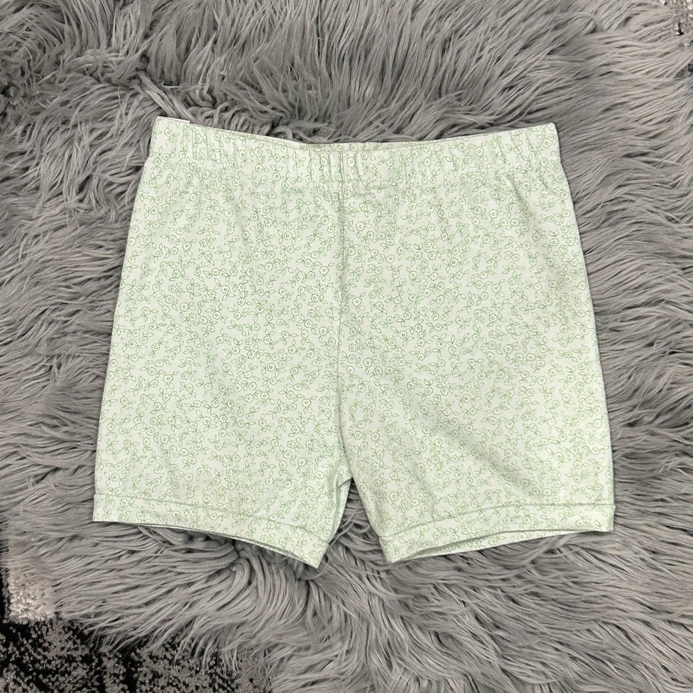 Sweet Honey Girls Green Floral Shorts Size 12